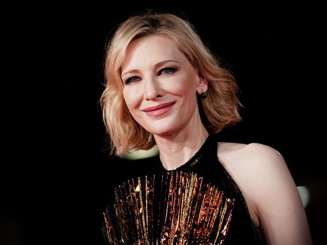 ROME, ITALY - OCTOBER 19:  ( EDITOR NOTE: This image has been altered with digtal filter ) Cate Blanchett walks the red carpet ahead of the 'The House With A Clock In Its Walls' screening during the 13th Rome Film Fest at Auditorium Parco Della Musica on October 19, 2018 in Rome, Italy.  (Photo by Vittorio Zunino Celotto/Getty Images)