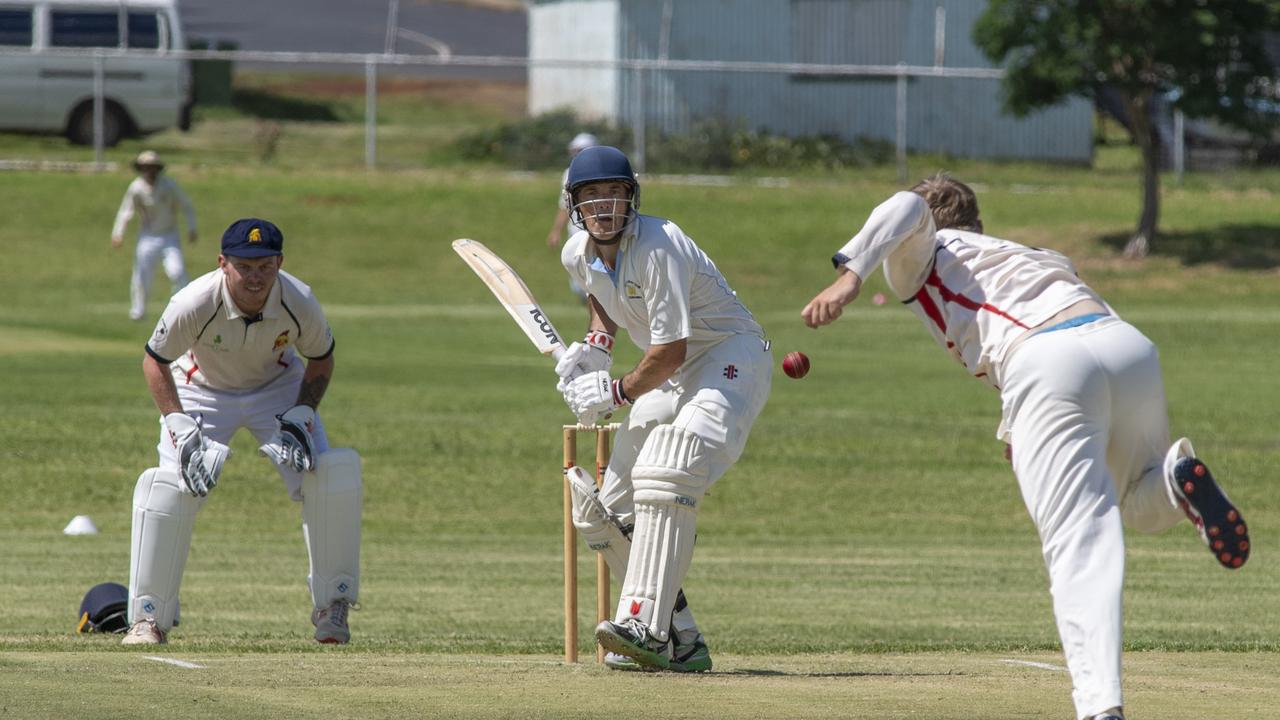 Brian May bats for Wests.