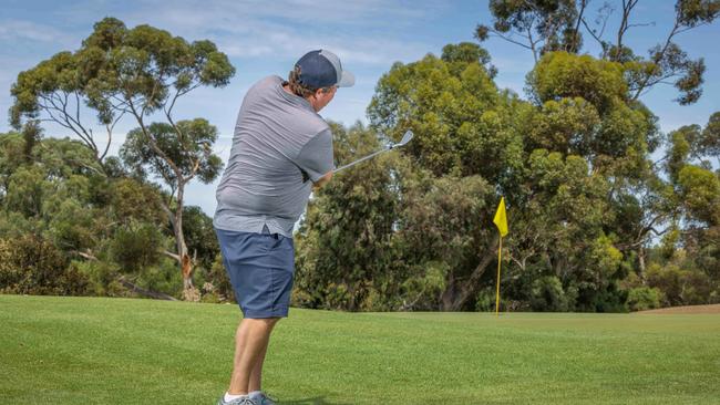 The chipping green at the North Adelaide Golf Course. Picture: Ben Clark