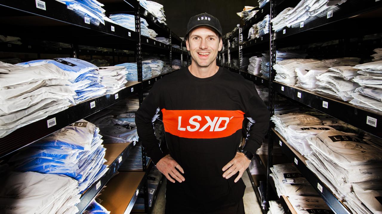 Online sales boom for Queensland sportswear brand LSKD