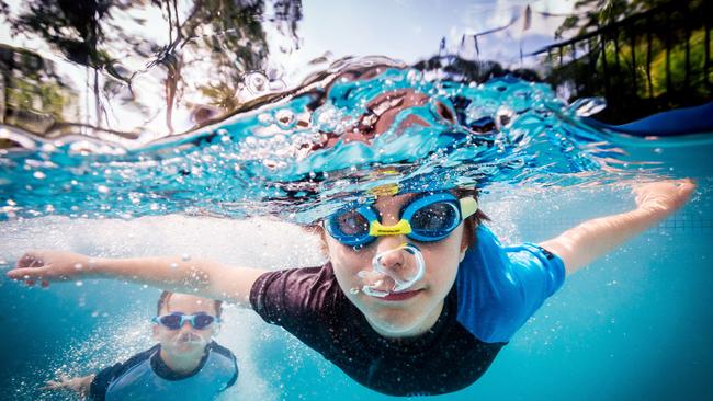 Water safety advocates are urging parents to ensure their children are properly supervised after a boy was pulled from a pool this morning. Picture: Jake Nowakowski