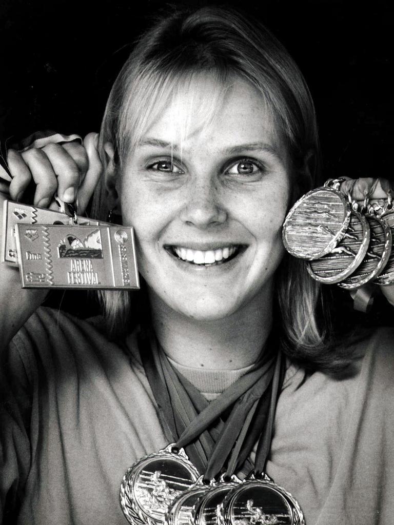 Susie O'Neill in 1993. Picture: Supplied