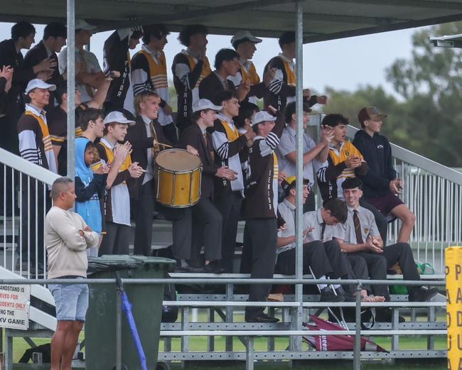 Padua supporters spur on their team.