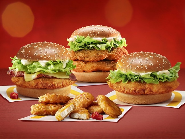 The limited-edition McSpicy range is a fan favourite. Picture: Supplied