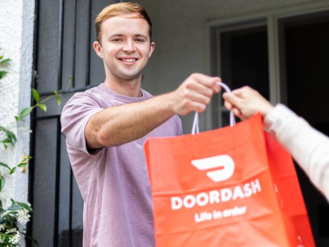 Melbourne accountant Charlie Westacott, 24, says using the Doordash service is the best way for him to maintain a healthy diet