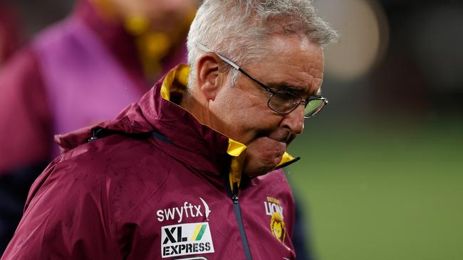 Chris Fagan has taken leave of absence as coach of Brisbane to focus on defending himself. Picture: Getty Images