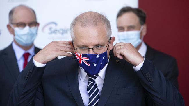 Scott Morrison knew that closing the Australian border with China was ‘a big deal’. Picture: NCA NewsWire / Sarah Matray