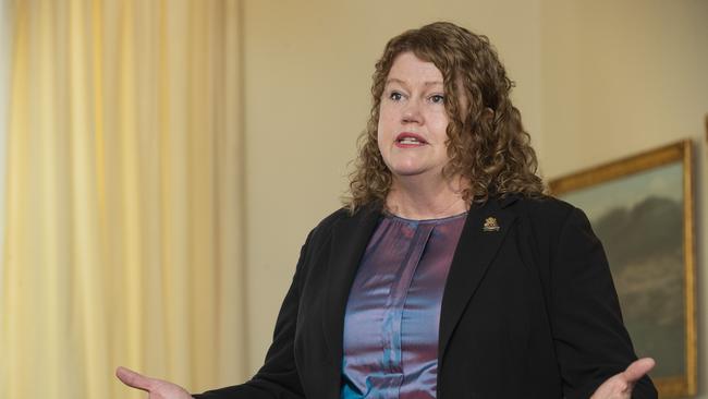 Hobart Lord Mayor Anna Reynolds at Town Hall. Picture: Chris Kidd