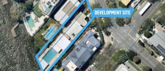 A development application has been lodged for a medium density residential building with six storeys at 37B-39 Griffith Street, New Farm. Picture – DA.