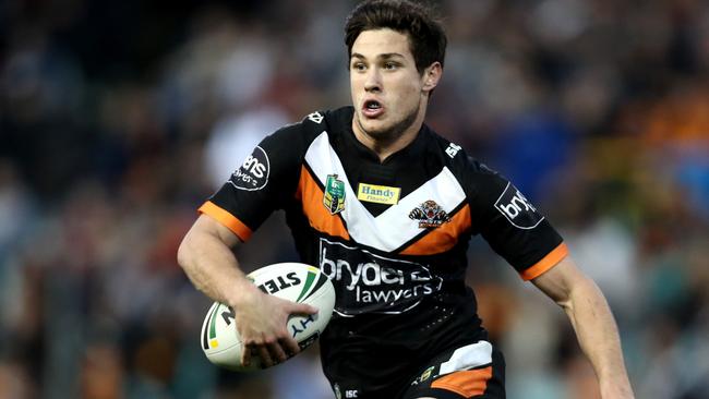 Mitchell Moses is another star the Wests Tigers are hoping to re-sign. Picture: Gregg Porteous