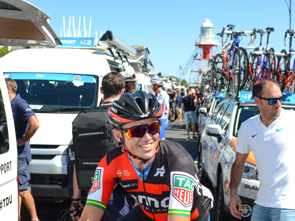 Australian rider Simon Gerrans from BMC. Picture: Brenton Edwards/AFP Photo