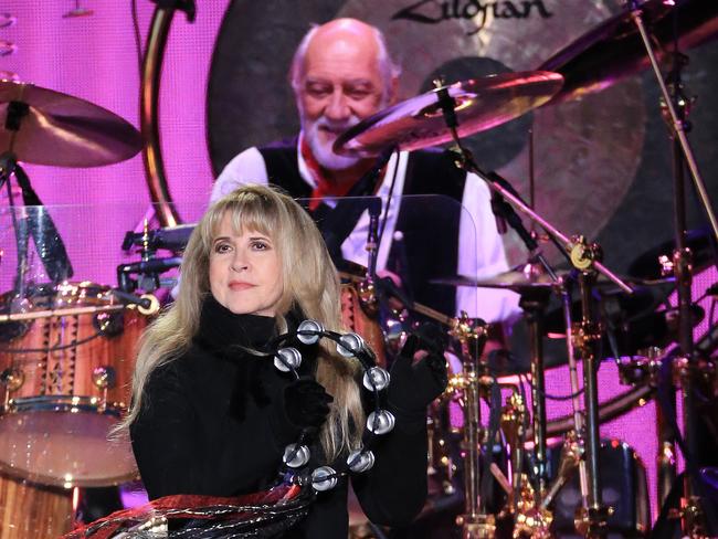 Mick Fleetwood and Stevie Nicks joke they have adopted Harry Styles. Picture: Peter Ristevski.