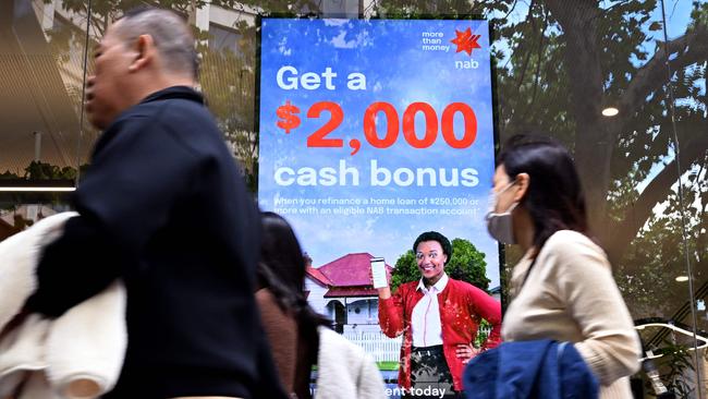 It should be getting easier to service a mortgage from early next year, economists say. Picture: AFP