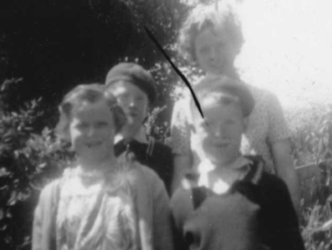 Hazel Baron and her siblings Allan, Margaret and Jim pictured in 1954.