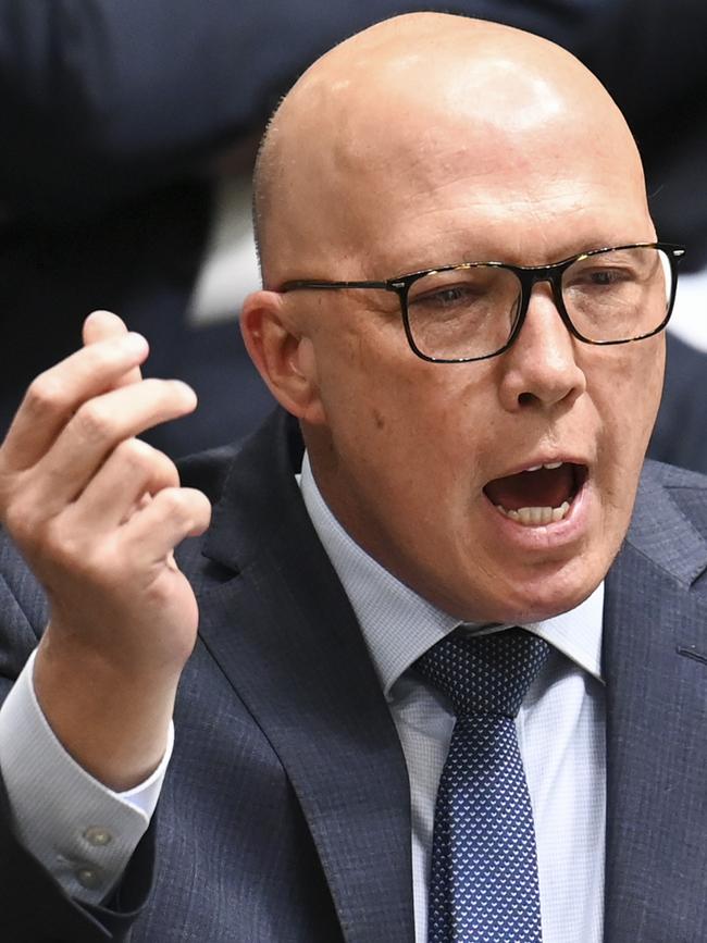 Opposition Leader Peter Dutton. Picture: NCA NewsWire/Martin Ollman