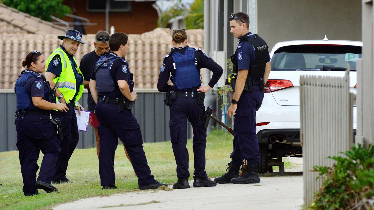 Police attending an incident at Brassall in 2018. Picture: David Nielsen