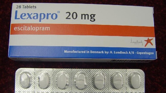 escitalopram (Lexapro) 20mg antidepressant