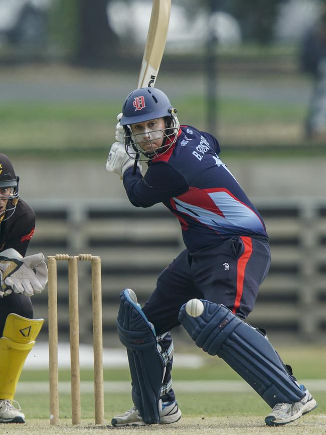 Brett Forsyth batting for Dandenong. Picture: Valeriu Campan