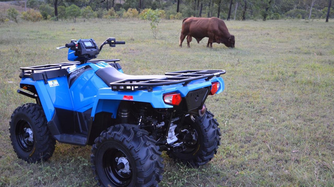 A woman will face court following the death of a man who fell from an all-terrain vehicle (file image pictured) in NSW.