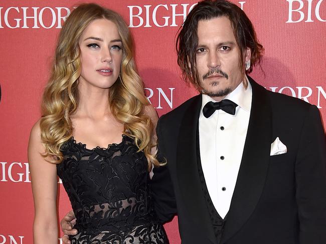 Johnny Depp and Amber Heard were married for just 15 months. Picture: Jordan Strauss/Invision/AP, File