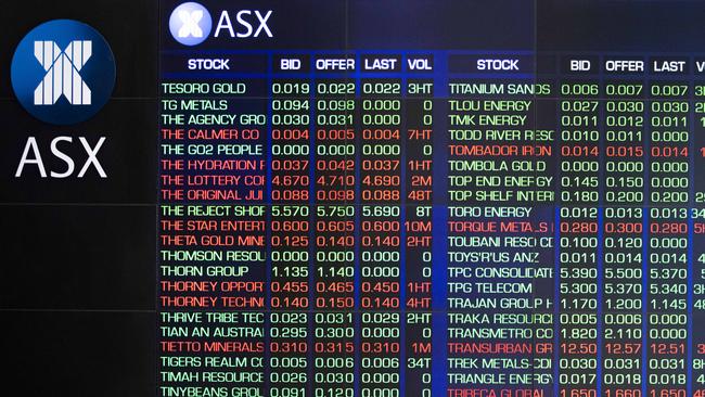 SYDNEY, AUSTRALIA - NCA NewsWire Photos - 12 OCTOBER, 2023: The Australian Stock Exchange in Sydney.Picture: NCA NewsWire / Christian Gilles