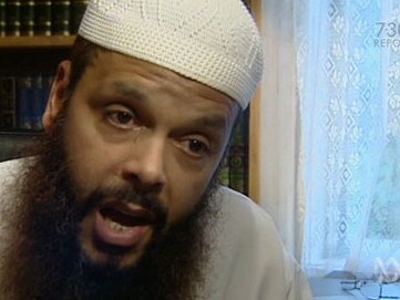 ABC TV video still of self-styled Islamic radical Abdul Nacer Benbrika (aka Abu Bakr) during an interview with ABC-TV at his home in Melbourne.