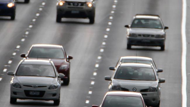 Police spotted the speeding car east on the Monash Freeway.