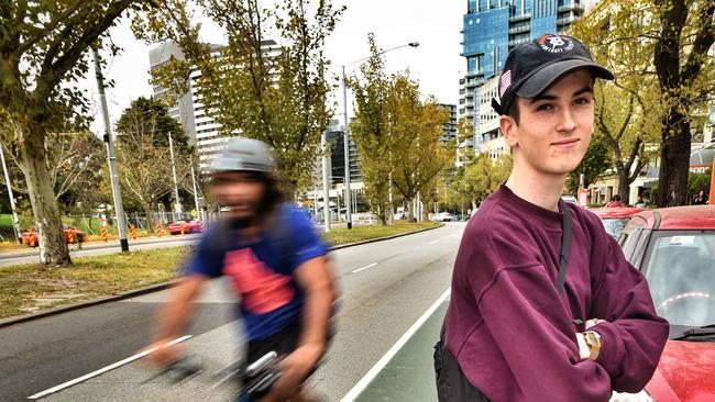 Joel Larter had his $1000 bike sold without his knowledge while browsing a Salvation Army outlet. Picture: Tony Gough