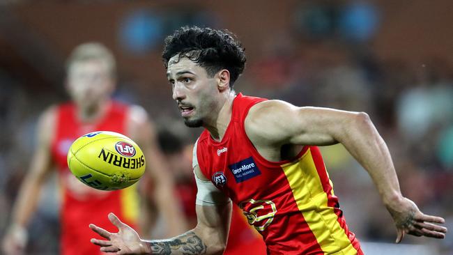 Izak Rankine has been strong for the Suns. Picture: Sarah Reed/AFL Photos via Getty Images