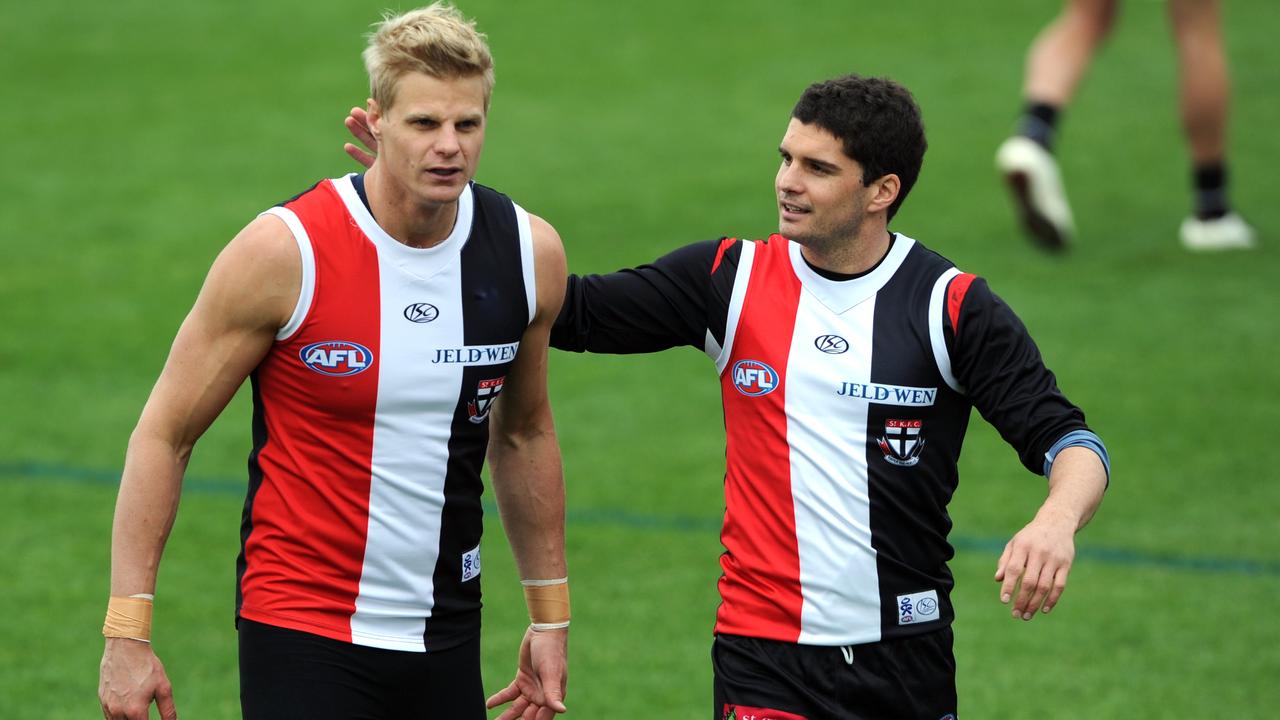 Nick Riewoldt and Leigh Montagna just fell short of a premiership.