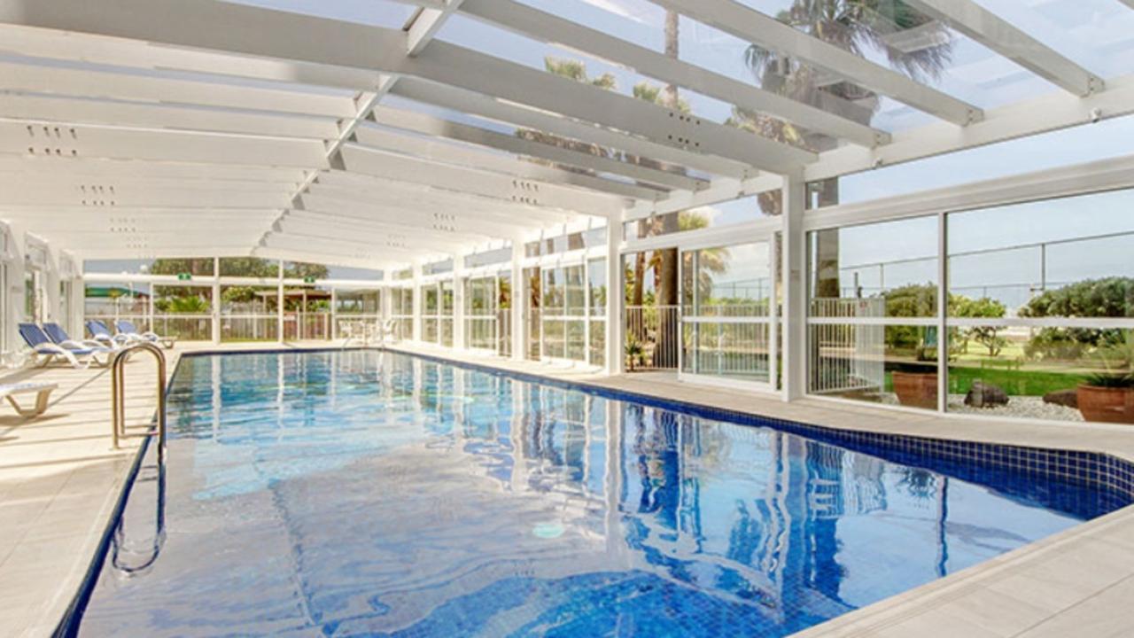 A body corporate for 19th Avenue on the Beach Apartments at Palm Beach, are having to compensate and apologise to a woman who uses a wheelchair because she cannot use the indoor swimming pool, which has steps. Unit owners voted last year for a pool hoist to be bought and installed, but that was not done. Picture: Supplied