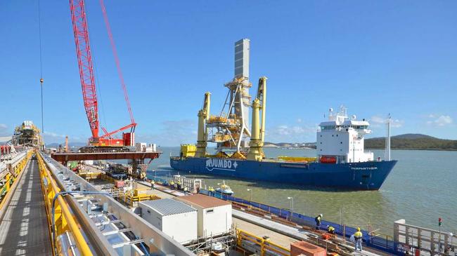 The Wiggins Island Coal Export Terminal at Golding Point has been at the centre of a long-running court battle. Picture: Murray Ware