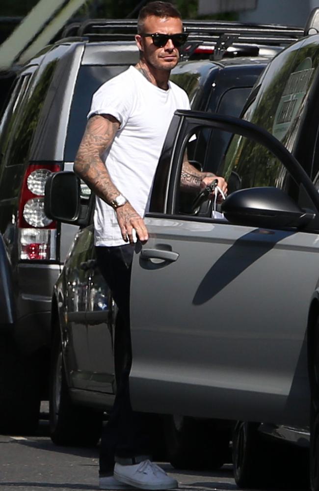 David Beckham loses license for using phone at the wheel | news.com.au ...