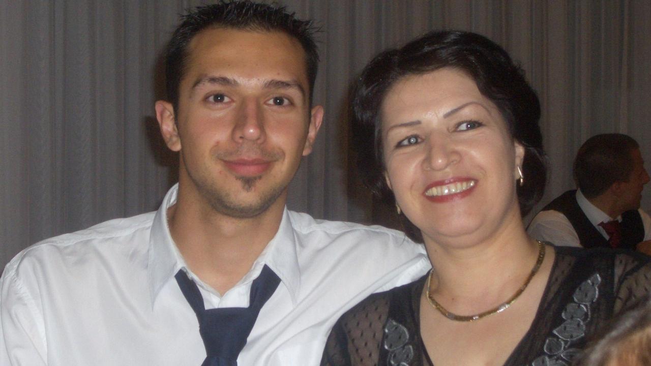 Arman with his mother, Zahra, at a wedding in 2004. Picture supplied by family