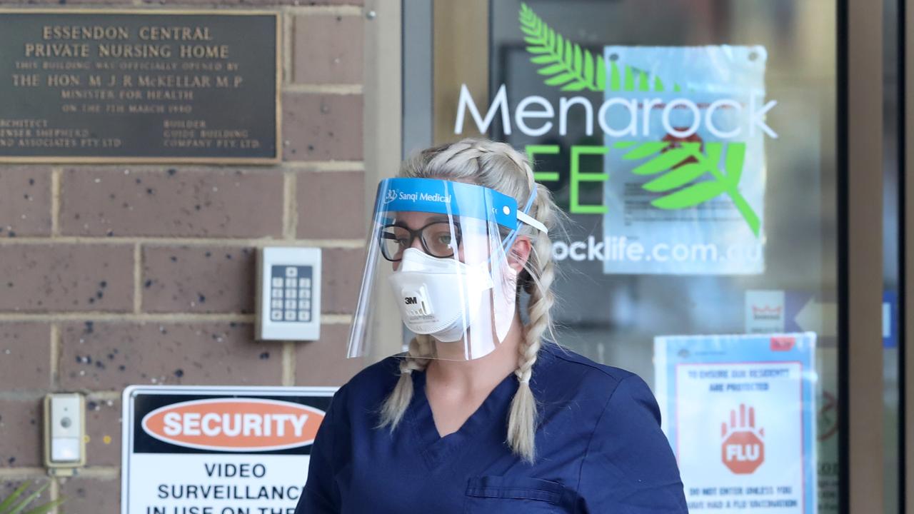 At least 28 cases have been linked to the Menarock LIFE aged care facility in Essendon. Picture: David Crosling