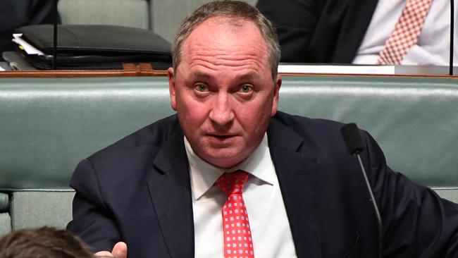 Former deputy prime minister Barnaby Joyce. Picture: AAP.