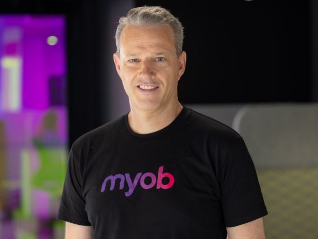 MYOB CEO, Paul Robson, said running a business solo is both exciting and demanding. Picture: Supplied