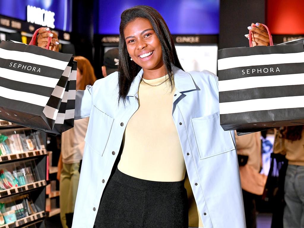 Sephora has opened their 23rd store in Indooroopilly Shopping Centre Nathalie Oliveira is shopping at Sephora. Thursday October 27, 2022. Picture, John Gass