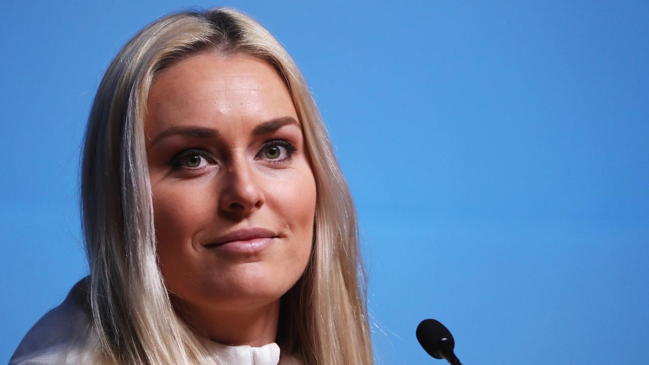 Lindsey Vonn said she was “praying” for her ex-boyfriend Tiger Woods after his horror crash. Picture: Getty Images