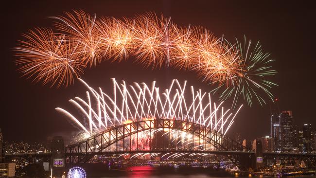 There will be no fireworks lighting up the sky above Sydney Harbour this year. Picture: Cameron Spencer/Getty Images