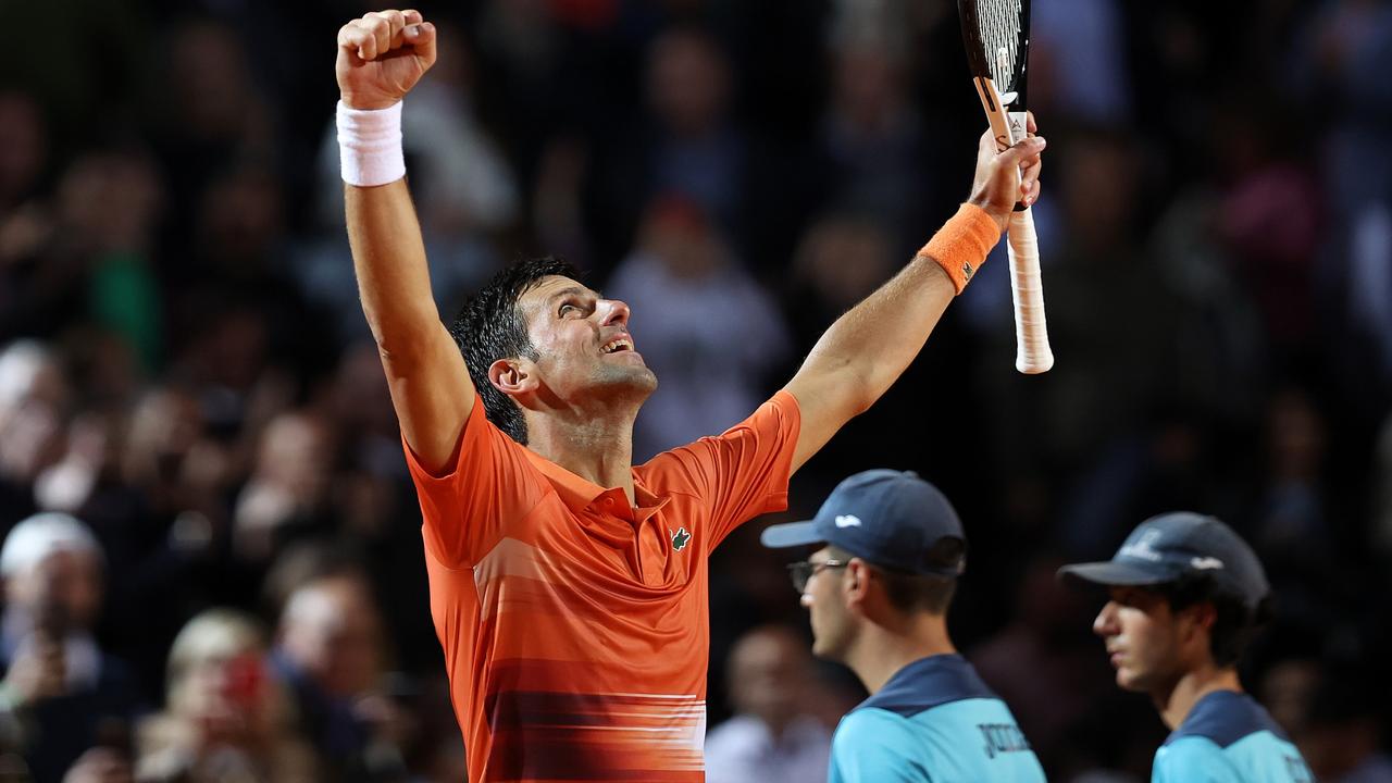 Italian Open: Novak Djokovic beats Stefanos Tsitsipas in Rome to