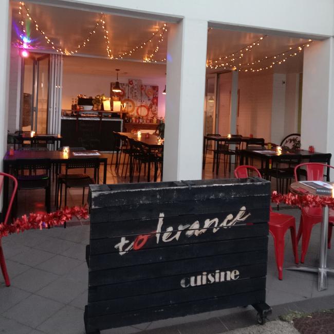 Inside Tolerance Cuisine which has been transformed into an alcohol-free bar.