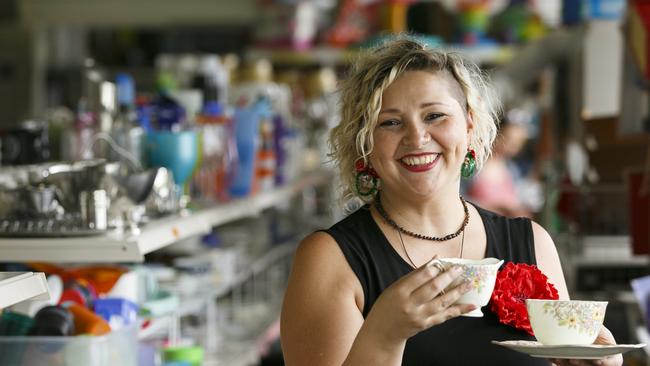 Juanita says residents’ generosity has led to a treaure trove of items on sale at Salvos. Picture: Tim Pascoe