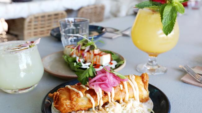 Fish taco and Bonita margarita. Picture: Nigel Hallett