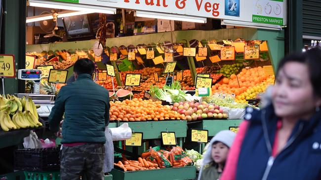 The start of Sunday trading at Preston Market has been delayed to give traders more time to prepare. Picture: Andy Brownbill