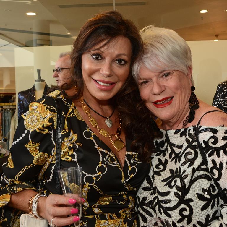 Lydia Tesoriero and Val Smith at opening of Sonia Stradiotto Couture store, Marina Mirage. Picture: Regina King