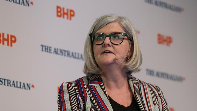 Sam Mostyn says the coronavirus pandemic will leave its mark on Australian business and society. Picture: Britta Campion.