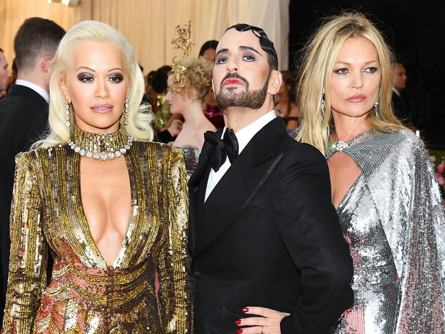 NEW YORK, NEW YORK - MAY 06: (L-R) Rita Ora, Marc Jacobs and Kate Moss attend The 2019 Met Gala Celebrating Camp: Notes on Fashion at Metropolitan Museum of Art on May 06, 2019 in New York City. (Photo by Dimitrios Kambouris/Getty Images for The Met Museum/Vogue)