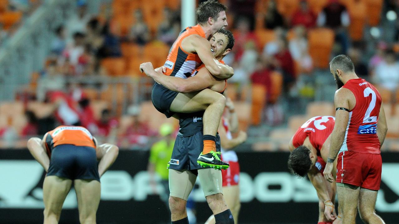 Shane Mumford played for both GWS and Sydney. Picture: AAP Images
