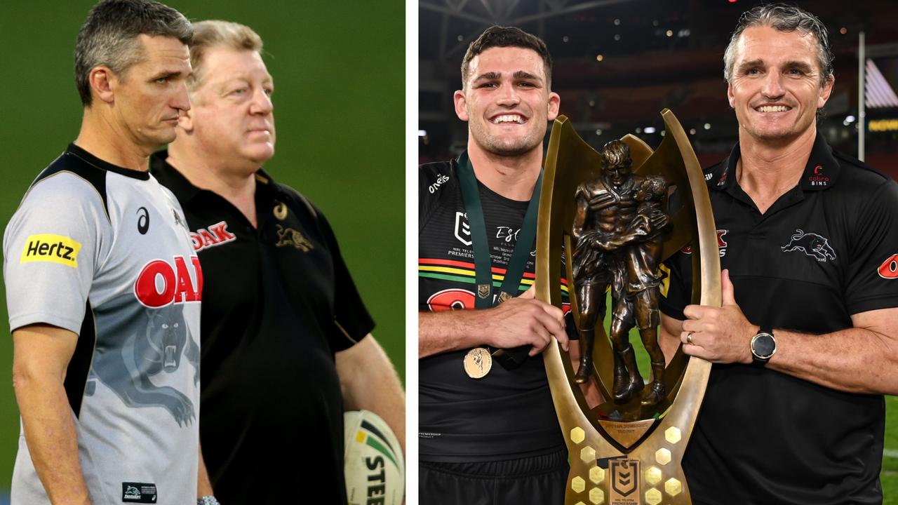 Ivan Cleary, Phil Gould and Nathan Cleary.